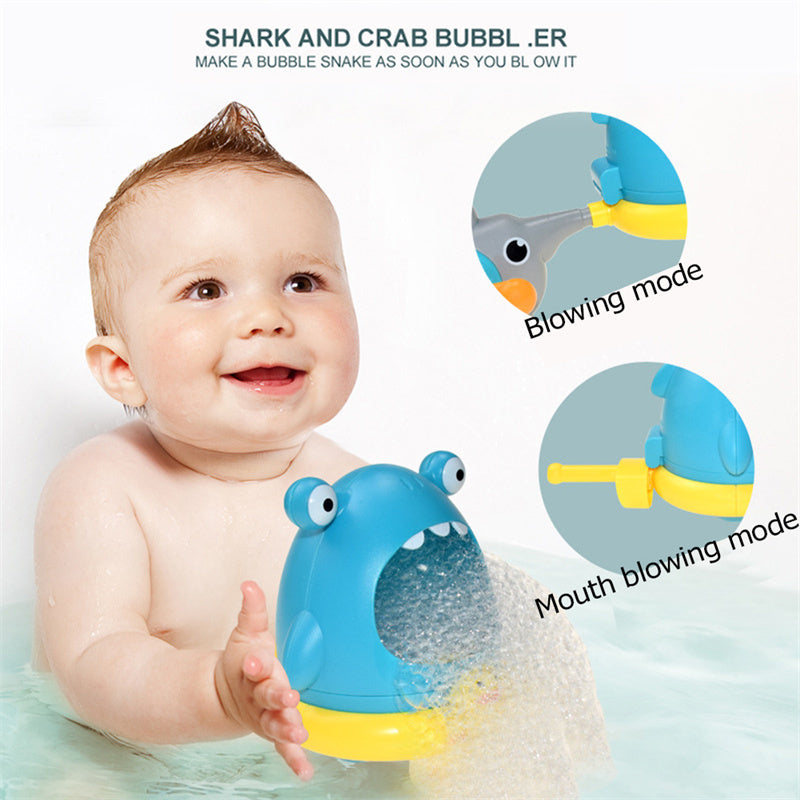 Bubble Machine Baby Bath Toy Pool Foam Making Machine Bathroom Bubble Blowing Bathtub Maker Blower Kids Play Water Games Toy Set Magenta Charlie