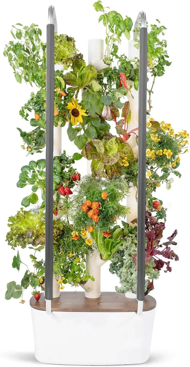 Growing System Vertical Indoor Garden Planter | Smart Herb Garden Includes 30 Non-GMO Indoor Plants, Herbs The Zebra Effect