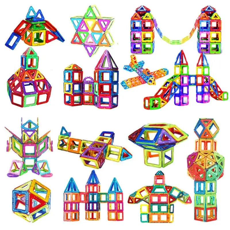 Magnetic Building Blocks DIY Magnets Toys For Kids Designer Construction Set Gifts For Children Toys The Zebra Effect