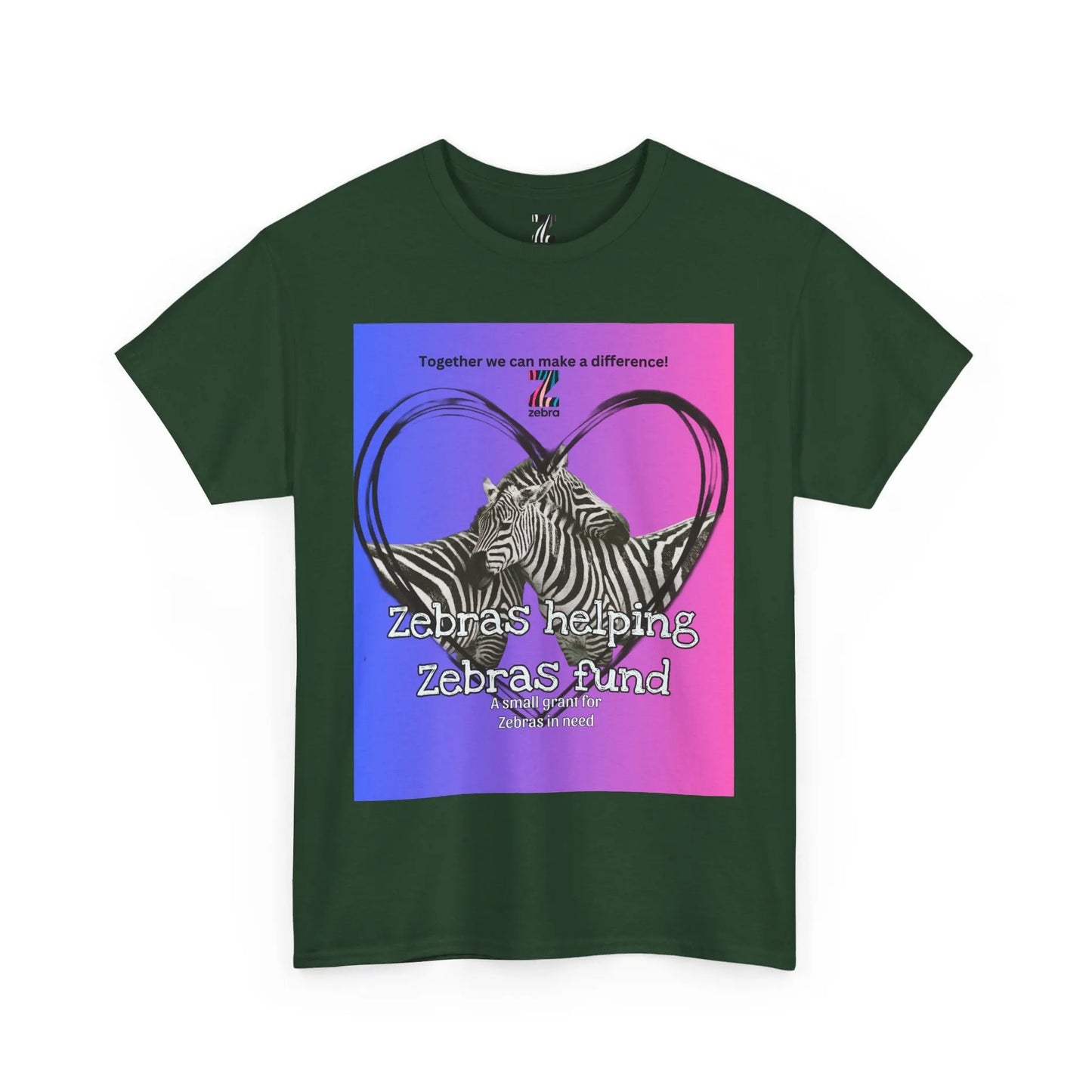 Unisex Tee - Zebras Helping Zebras Fund Shirt Printify