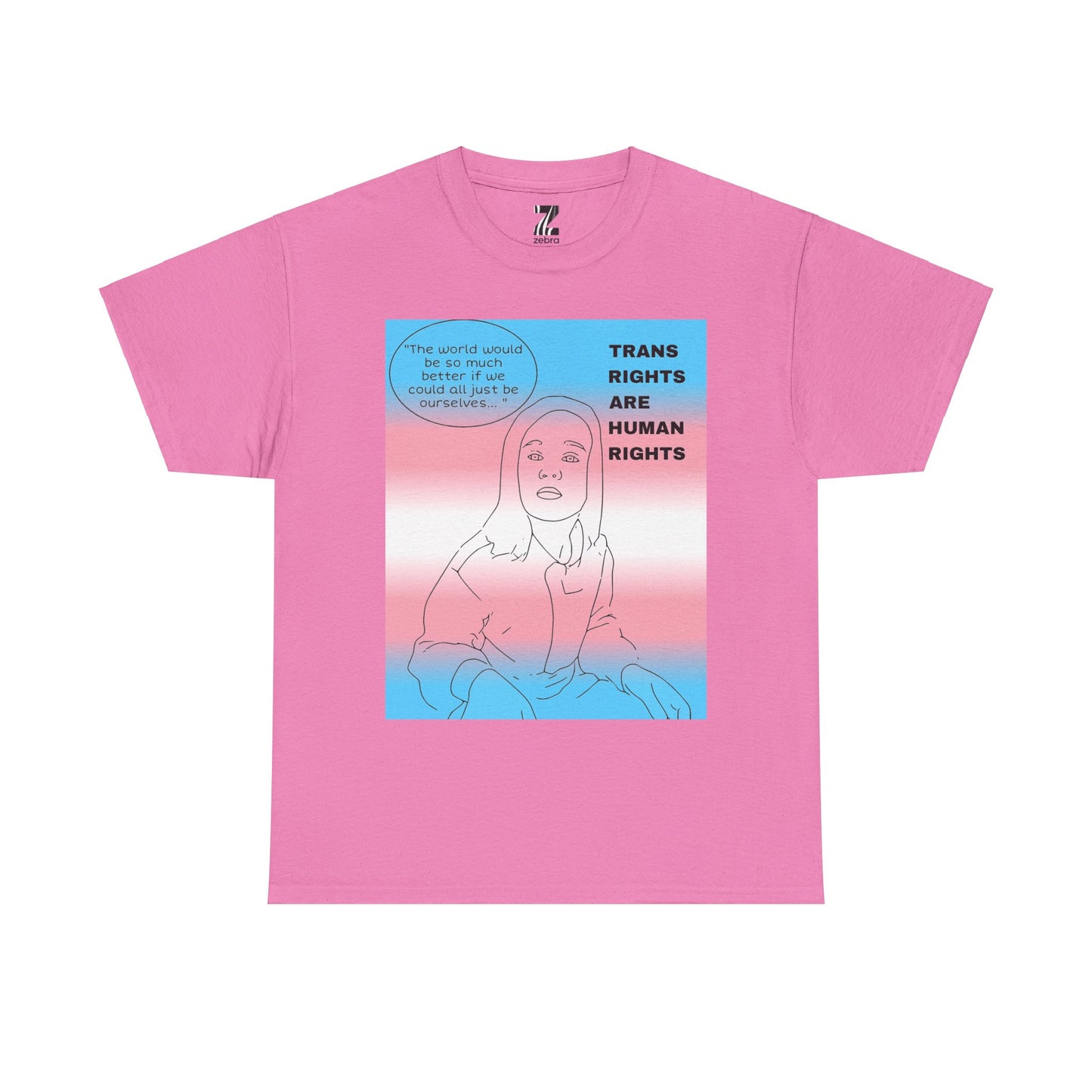 Trans Rights Are Human Rights Unisex Tee - Lillith Design Printify