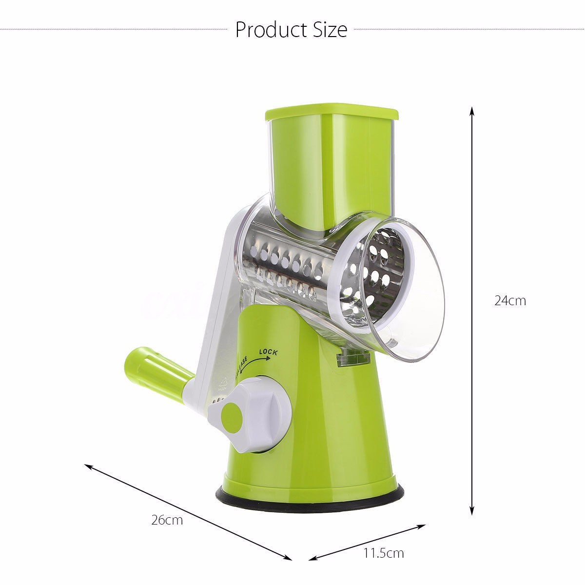 Vegetable Cutter Round Mandoline Slicer Potato Julienne Carrot Grater Cheese Magenta Charlie