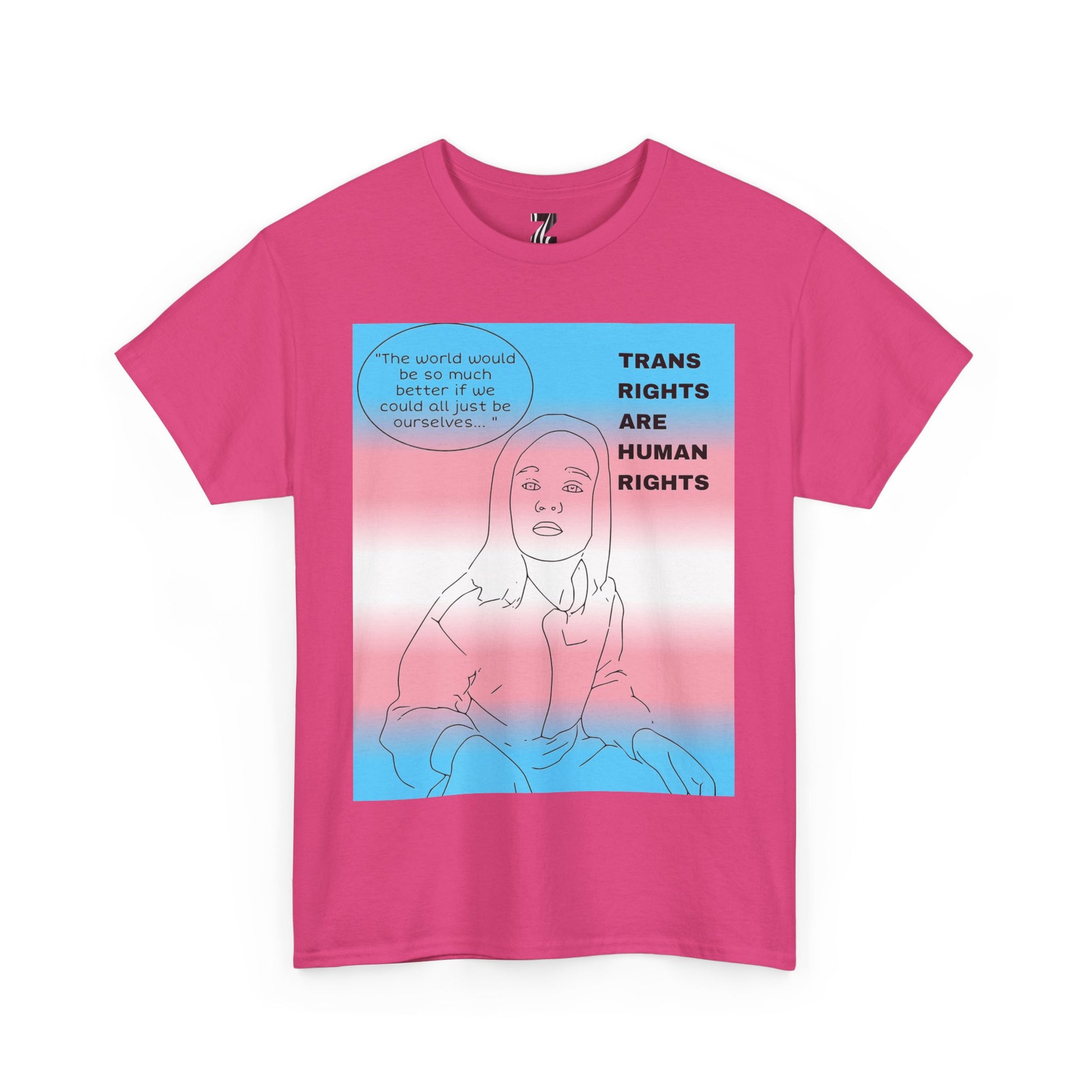 Trans Rights Are Human Rights Unisex Tee - Lillith Design Printify