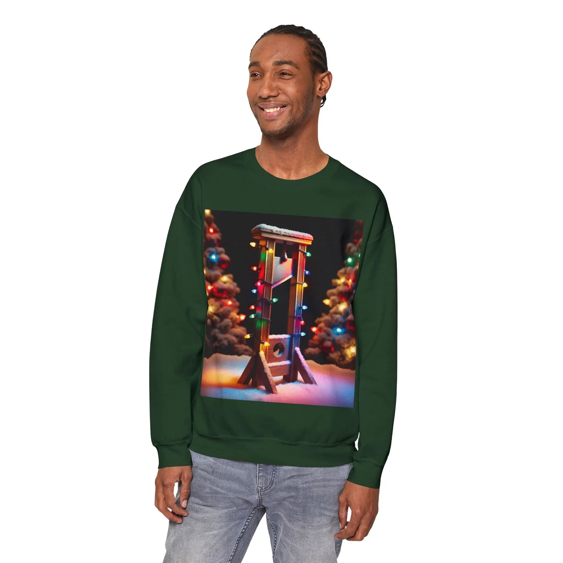 Christmas Guillotine Sweatshirt Printify