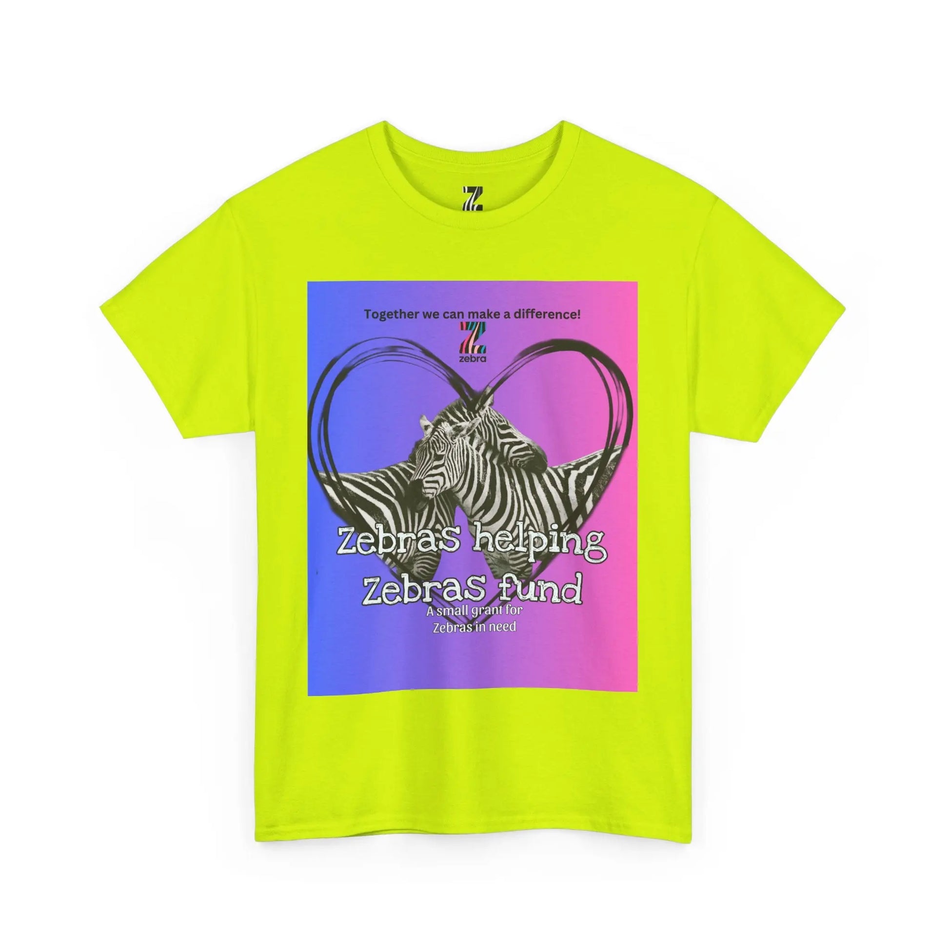 Unisex Tee - Zebras Helping Zebras Fund Shirt Printify