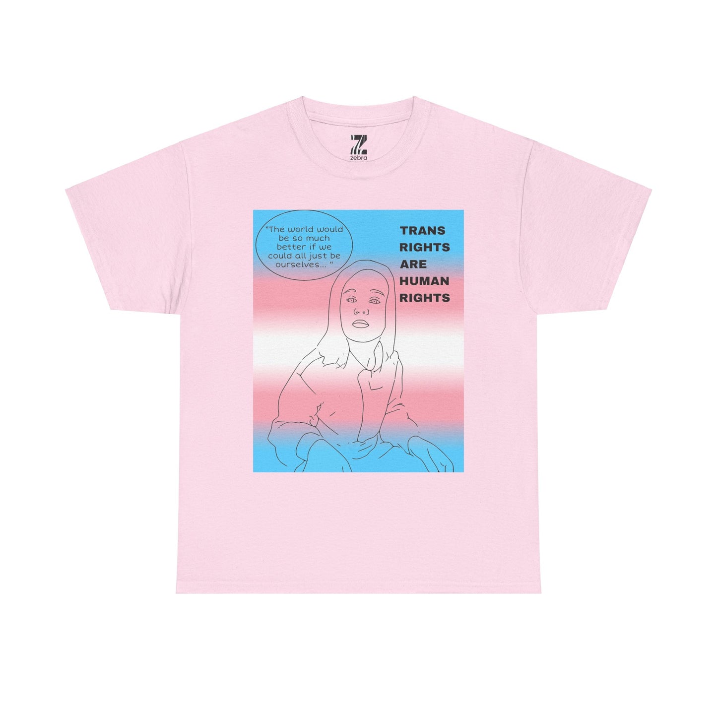 Trans Rights Are Human Rights Unisex Tee - Lillith Design Printify