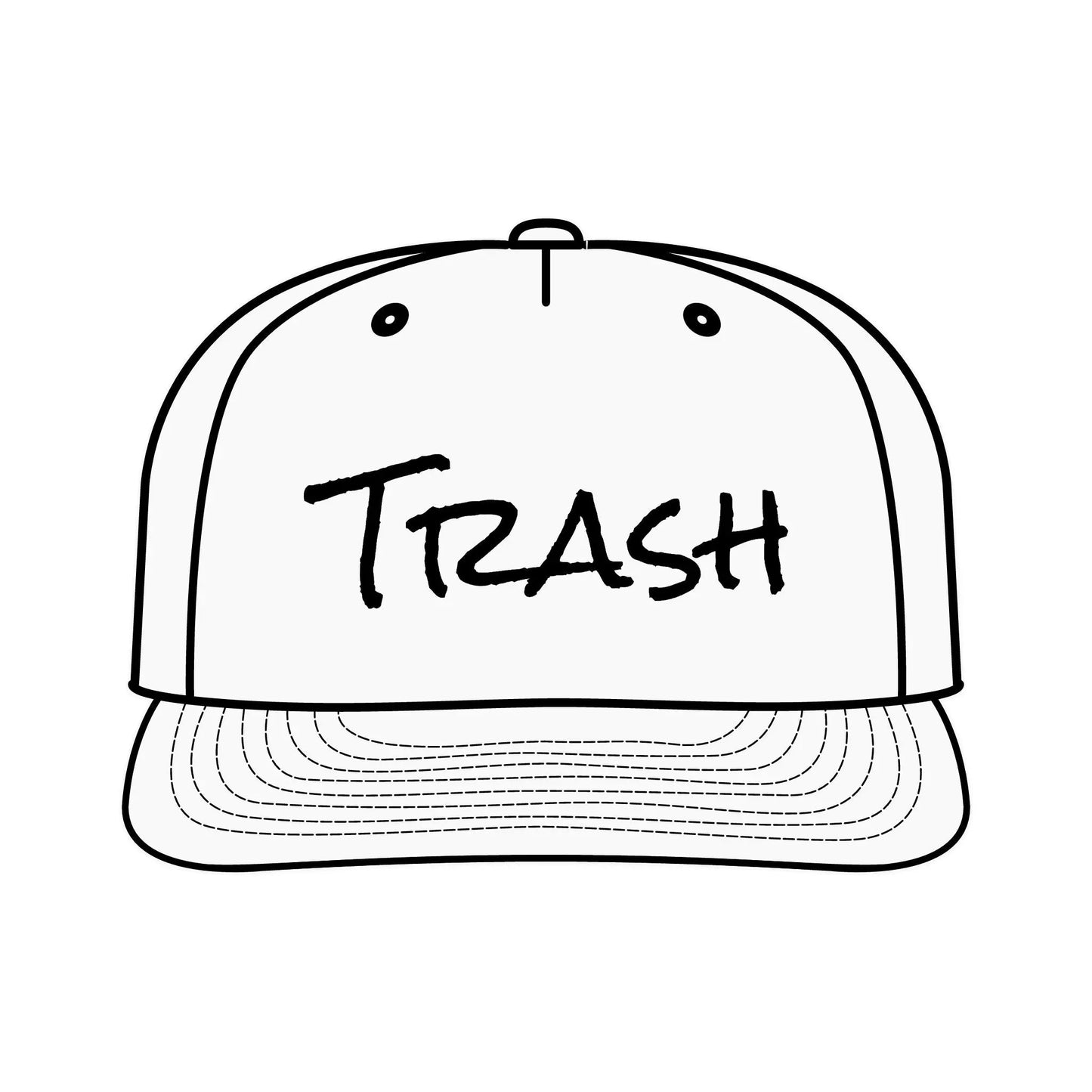 Trash Surf Cap Printify