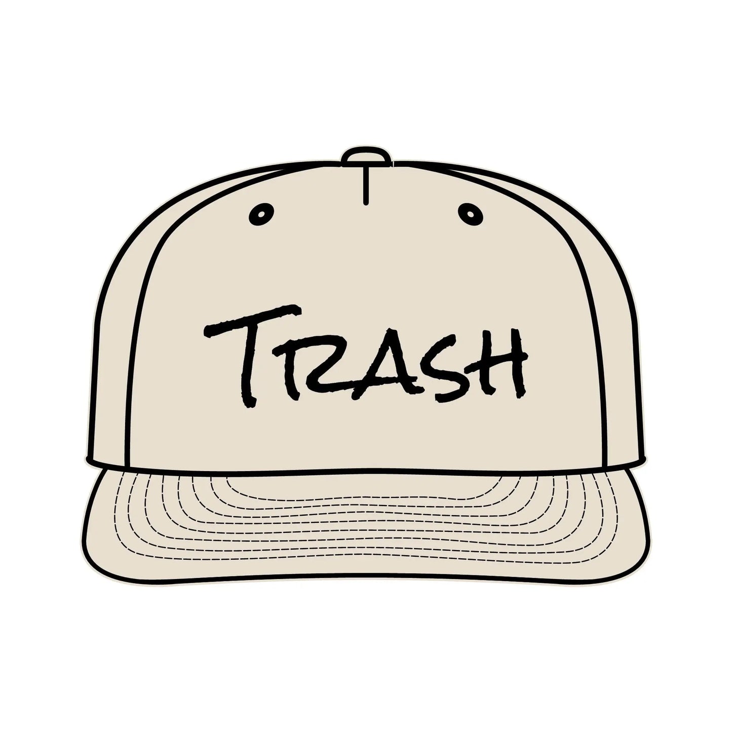 Trash Surf Cap Printify