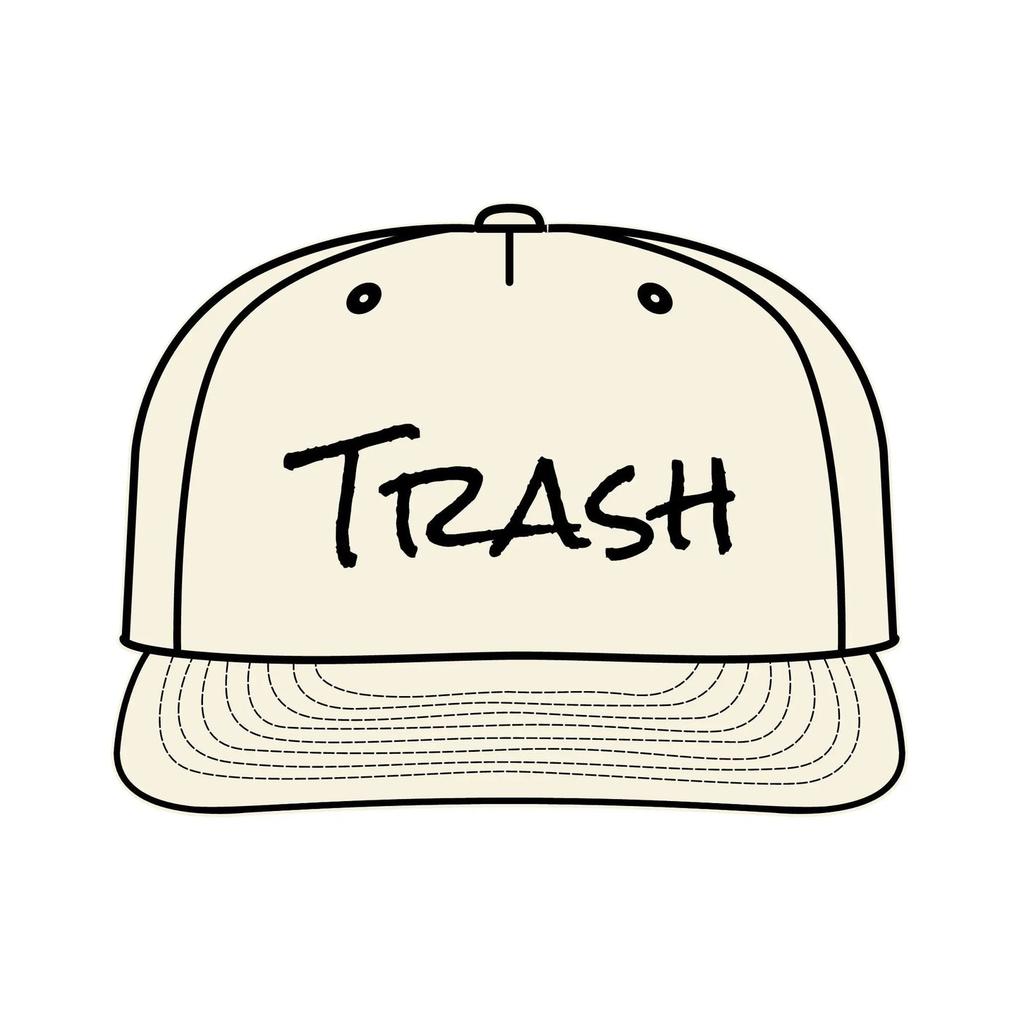 Trash Surf Cap Printify