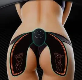 EMS Hip Muscle Training Stimulator Trainer Abs Fitness Massager Buttocks Butt Lifting Trainer Slimming Weight Loss Massager Magenta Charlie