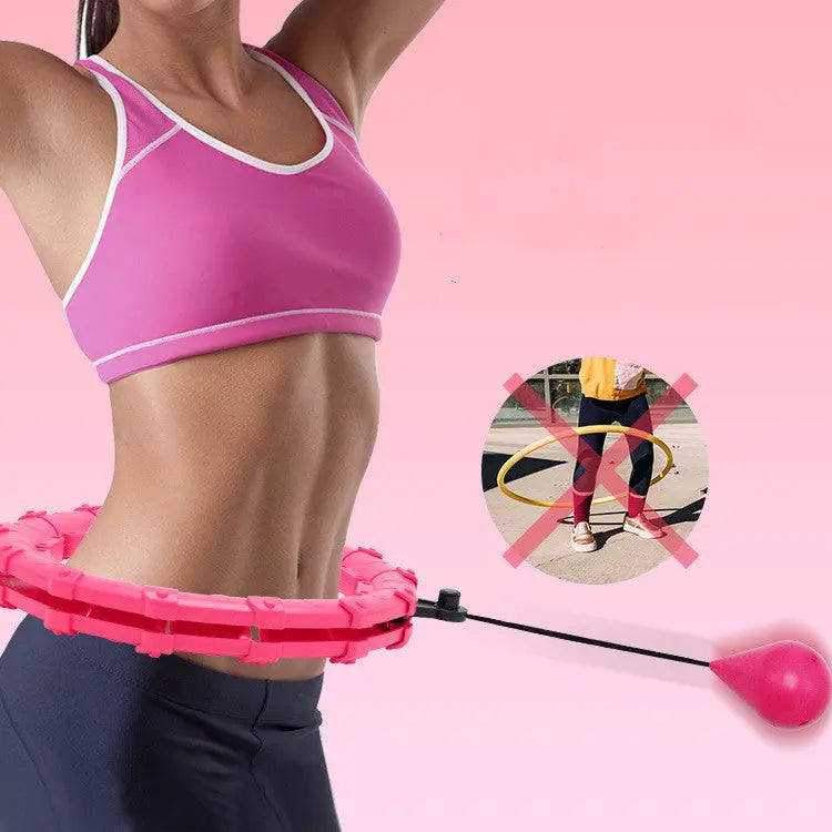 Fitness Sport Hoop Smart Upgrade Intelligent Sport Hoop Adjustable Thin Waist Exercise Gym Hoop Fitness Equipment Home Training Magenta Charlie