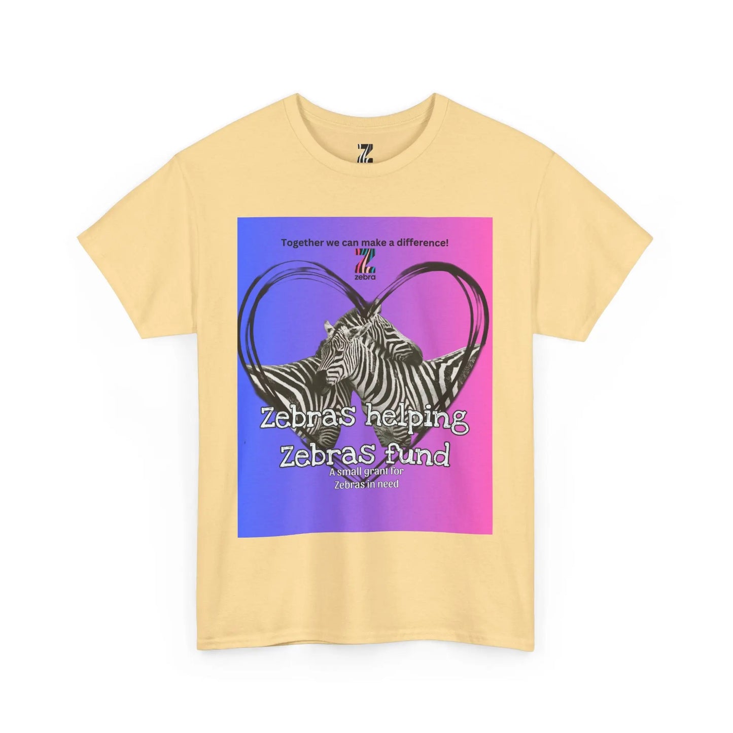 Unisex Tee - Zebras Helping Zebras Fund Shirt Printify