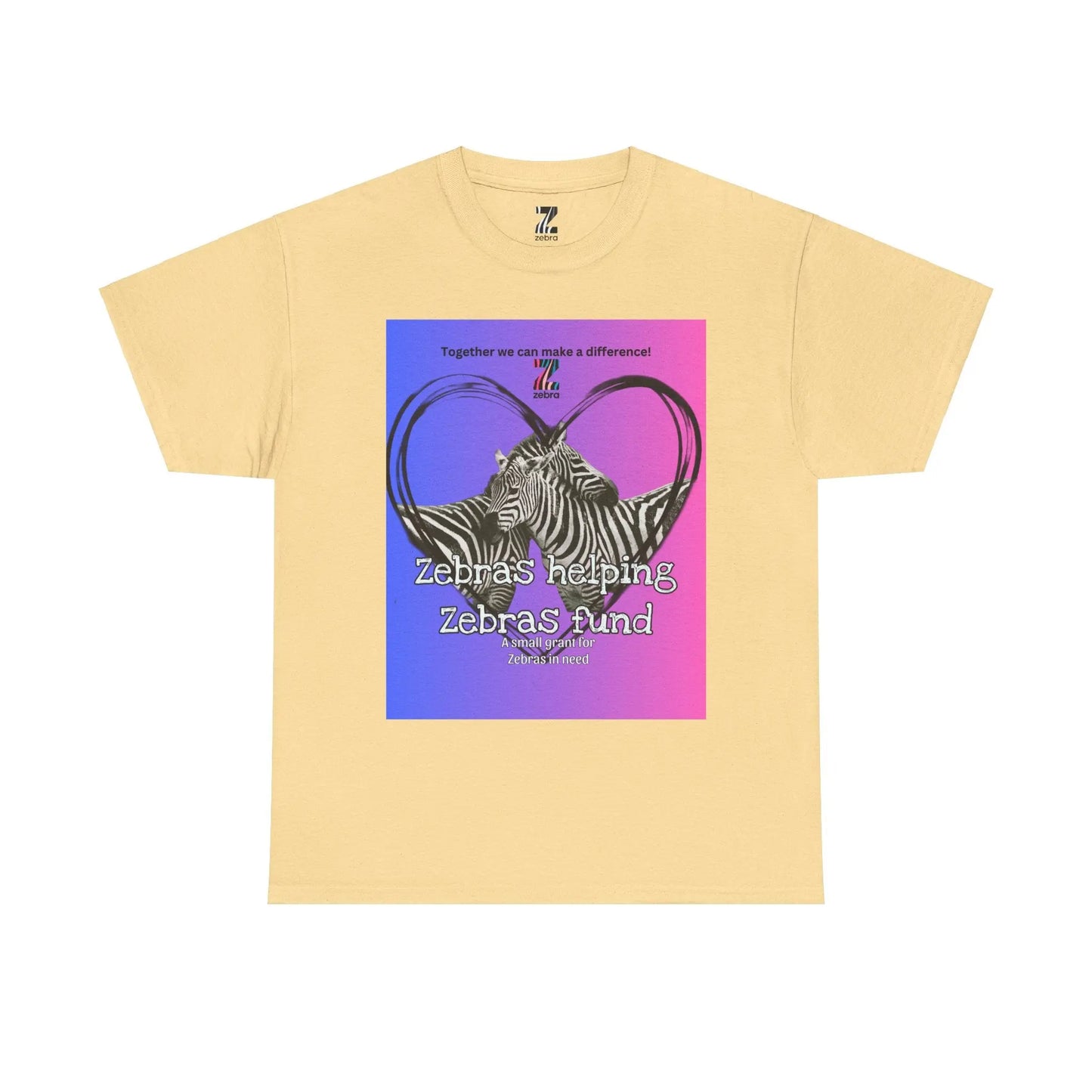 Unisex Tee - Zebras Helping Zebras Fund Shirt Printify