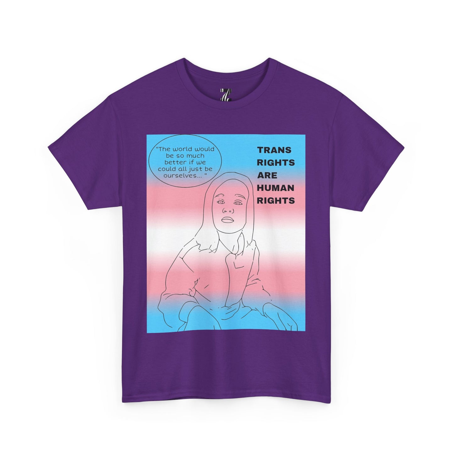 Trans Rights Are Human Rights Unisex Tee - Lillith Design Printify