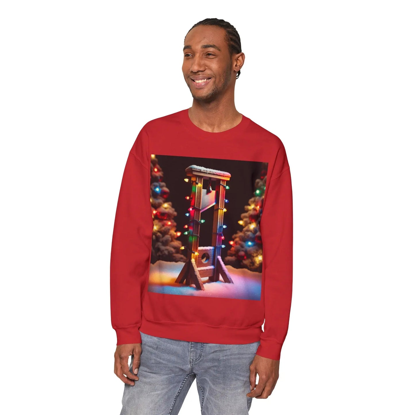 Christmas Guillotine Sweatshirt Printify