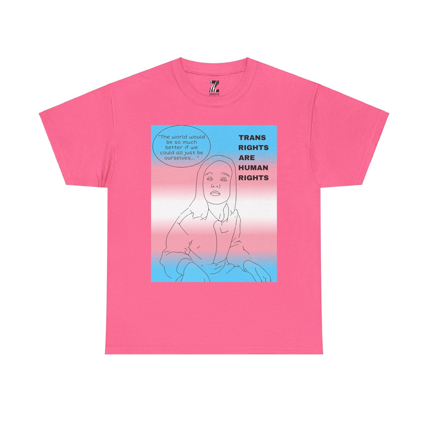 Trans Rights Are Human Rights Unisex Tee - Lillith Design Printify