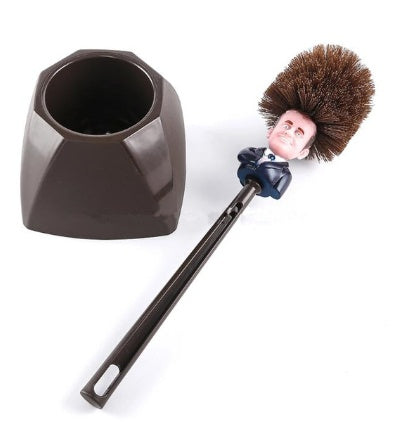 Funny Donald Trump Toilet Brush Magenta Charlie