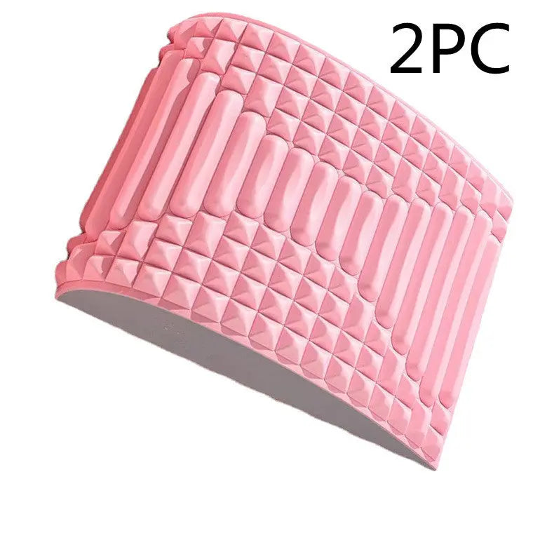 Back Stretcher Pillow Neck Lumbar Support Massager For Neck Waist Back Sciatica Herniated Disc Pain Relief Massage Relaxation Magenta Charlie