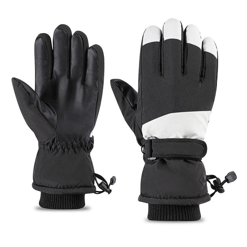 Winter Waterproof Cold-proof Ski Gloves Keep Warm Magenta Charlie