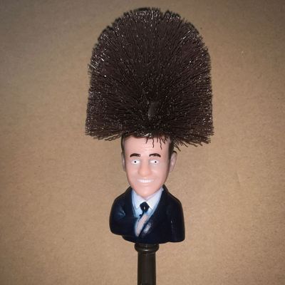 Funny Donald Trump Toilet Brush Magenta Charlie