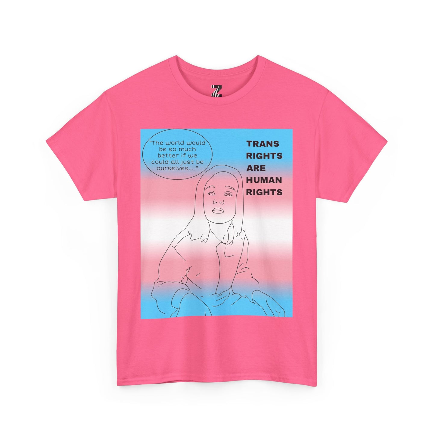 Trans Rights Are Human Rights Unisex Tee - Lillith Design Printify