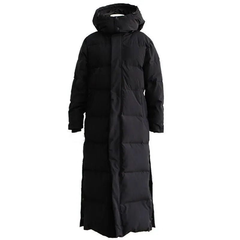 Winter Long Coat Warm Hooded Thickened Parka Jackaet For Women Clothing Magenta Charlie