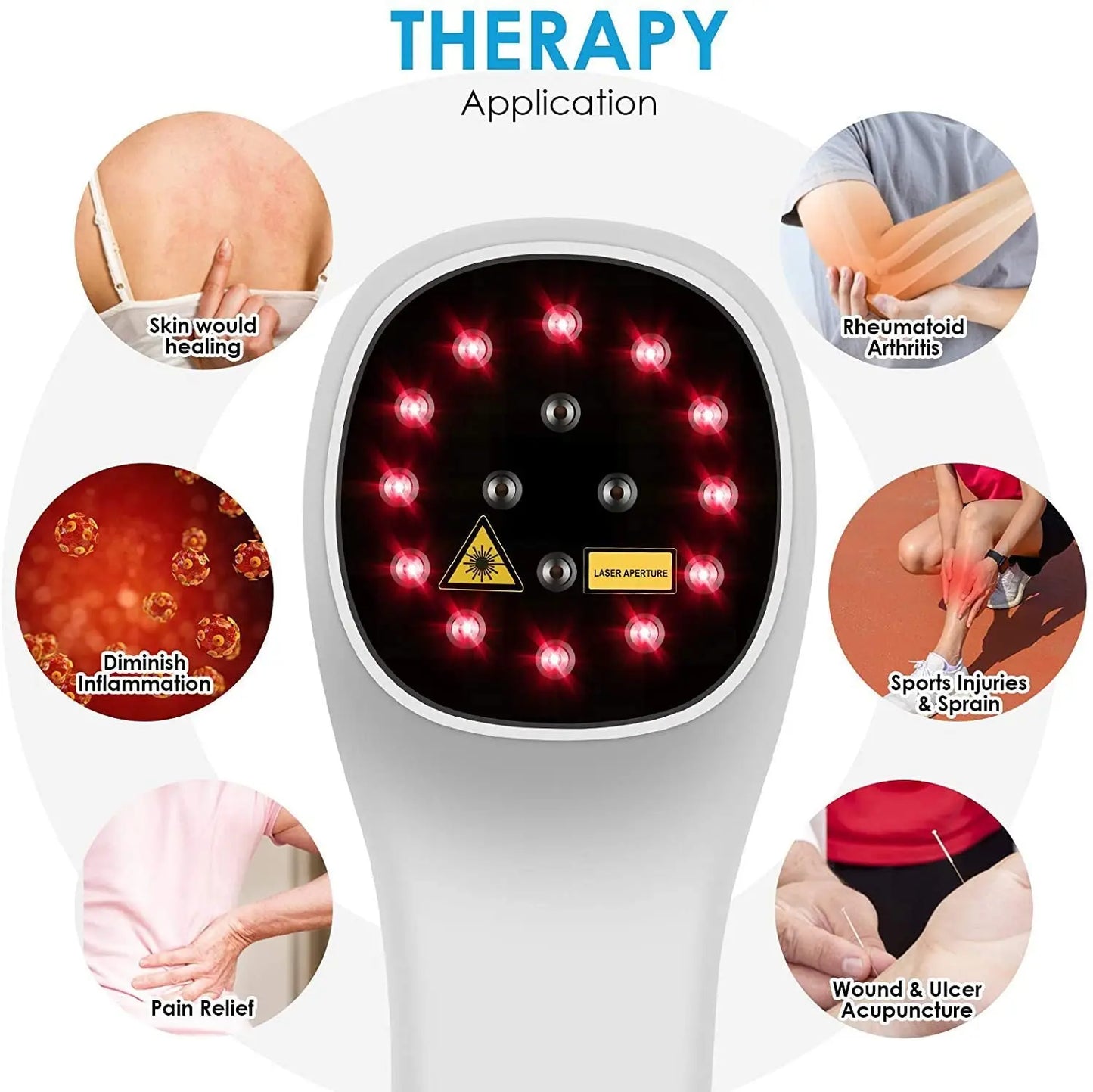 Hand-Held Red Light Therapy Device Magenta Charlie