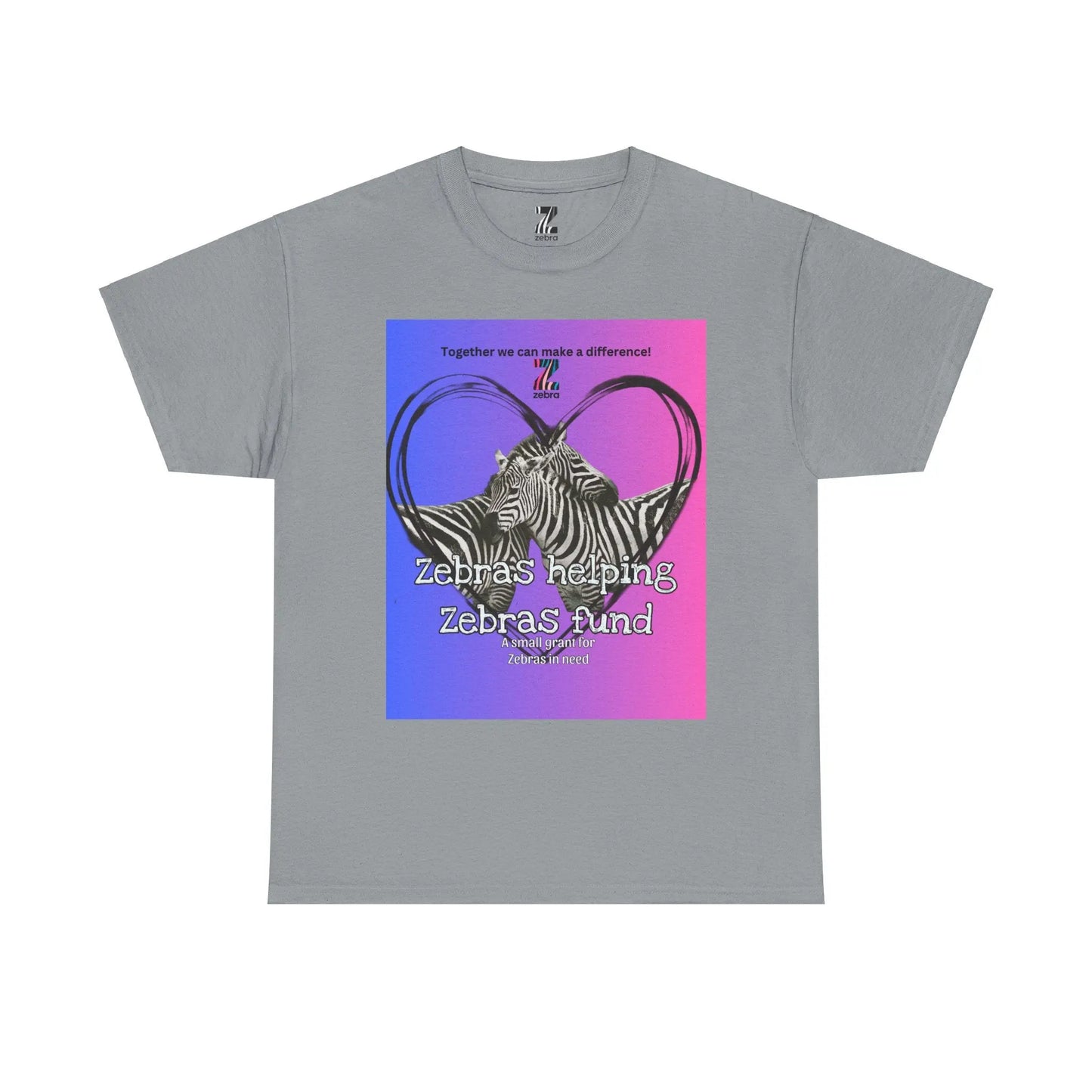 Unisex Tee - Zebras Helping Zebras Fund Shirt Printify