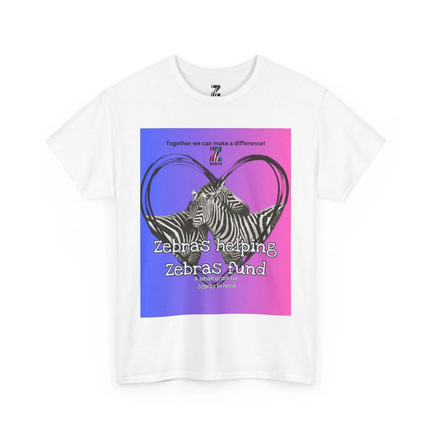 Unisex Tee - Zebras Helping Zebras Fund Shirt Printify