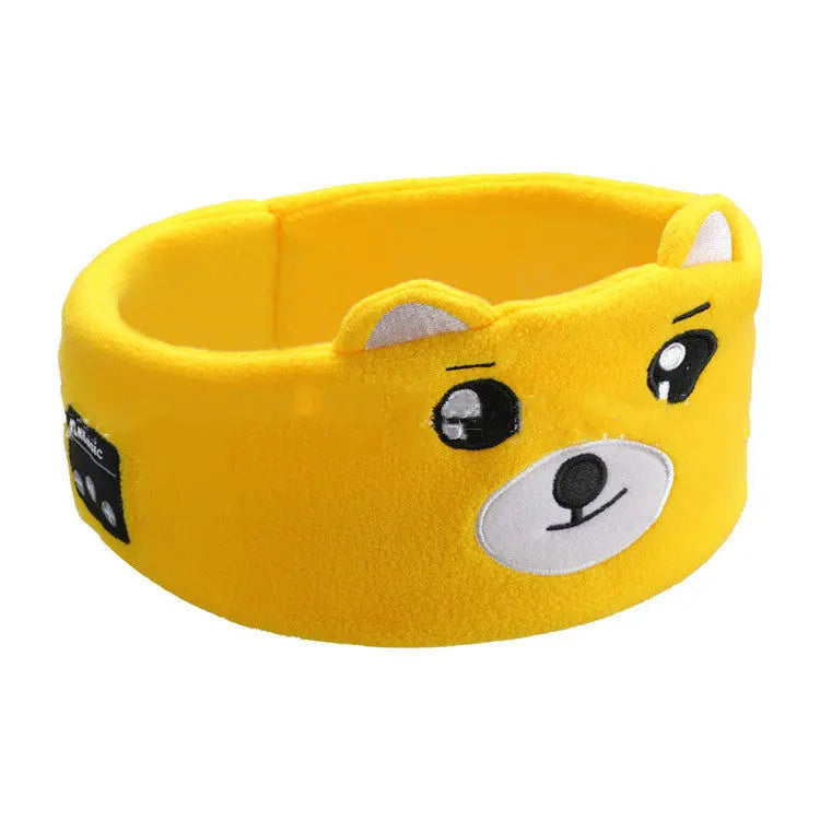 Bluetooth Headset Animal Headband Sleep Mask Magenta Charlie