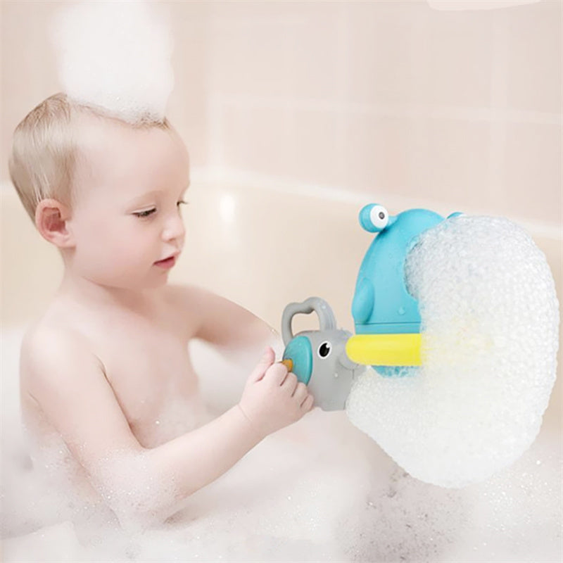 Bubble Machine Baby Bath Toy Pool Foam Making Machine Bathroom Bubble Blowing Bathtub Maker Blower Kids Play Water Games Toy Set Magenta Charlie