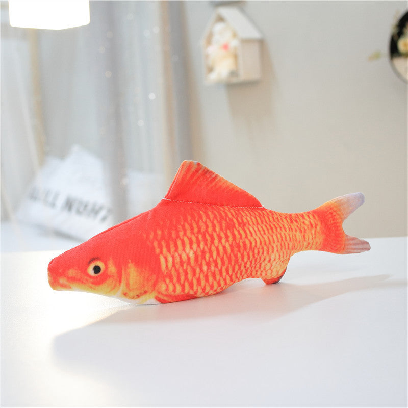 Without Cat Nip Version - Electric Jumping Fish Simulation Electric Fish Toy Magenta Charlie