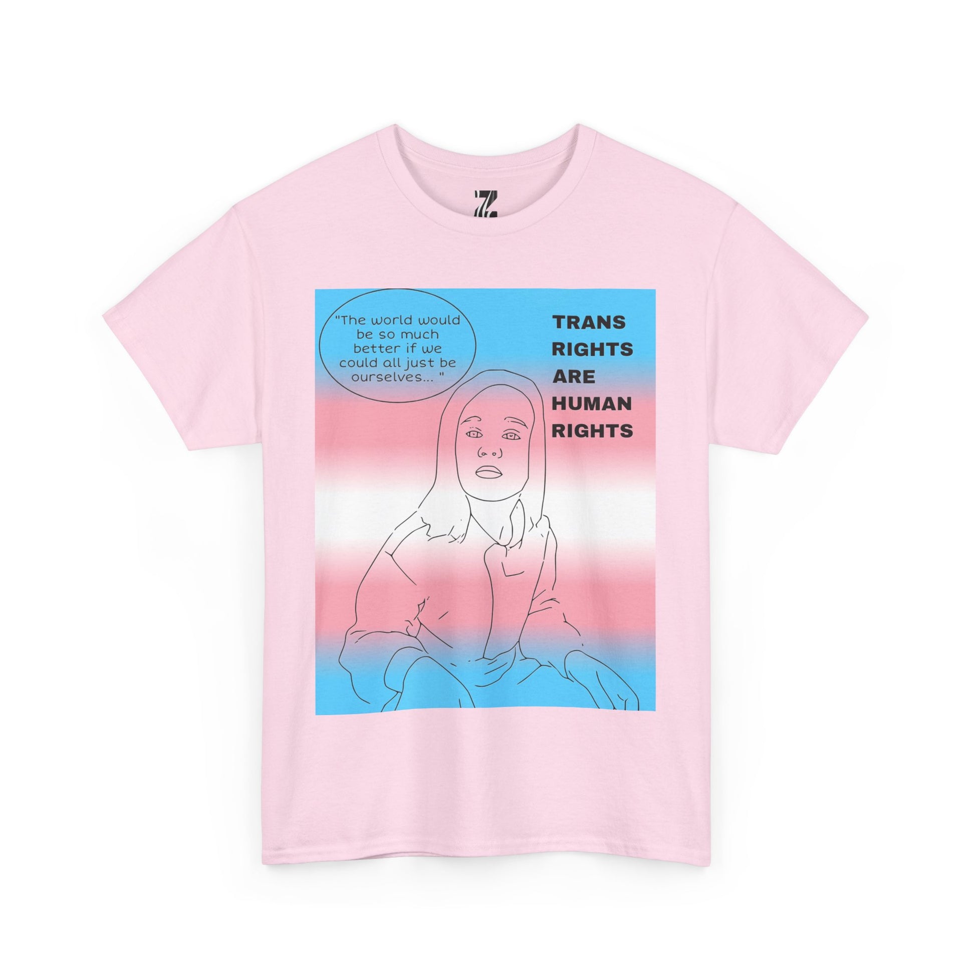 Trans Rights Are Human Rights Unisex Tee - Lillith Design Printify