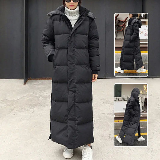 Winter Long Coat Warm Hooded Thickened Parka Jackaet For Women Clothing Magenta Charlie