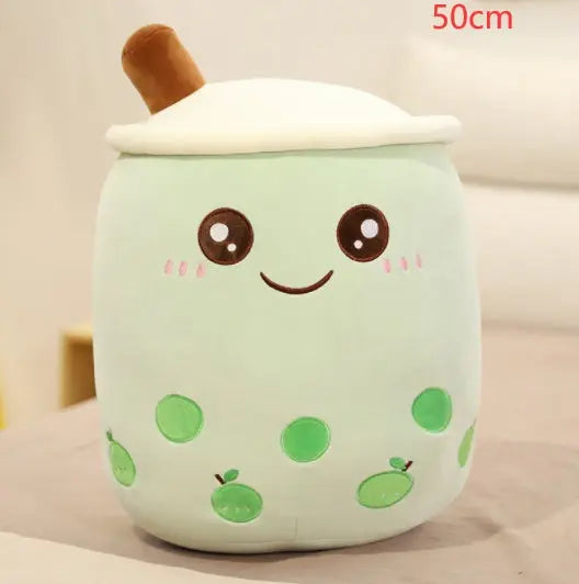 Cute Fruit Drink Plush Stuffed Soft Strawberry Milk Tea Plush Boba Tea Cup Toy Bubble Tea Pillow Cushion Kids Gift Magenta Charlie