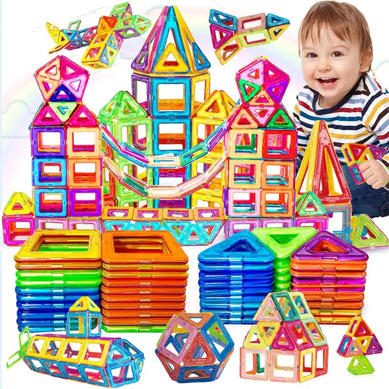 Magnetic Building Blocks DIY Magnets Toys For Kids Designer Construction Set Gifts For Children Toys The Zebra Effect