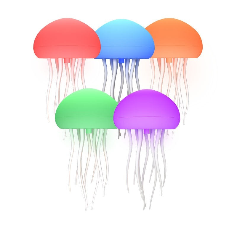 Jellyfish Mood Lamp LED Jellyfish Night Light Portable Jellyfish Lamp Jellyfish Decorations Smart Table Lamp For Bedside Desk Magenta Charlie