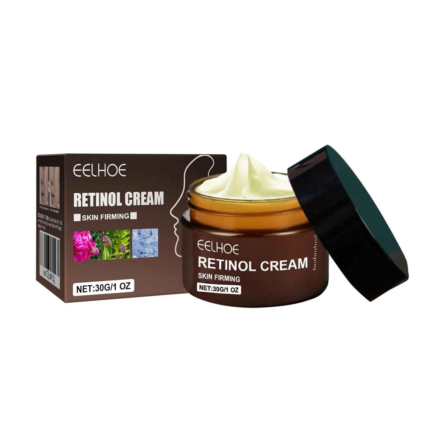 EELHOE Retinol Cream, Anti-Aging Firming Brightening Moisturizing Facial Skin Care Cream The Zebra Effect