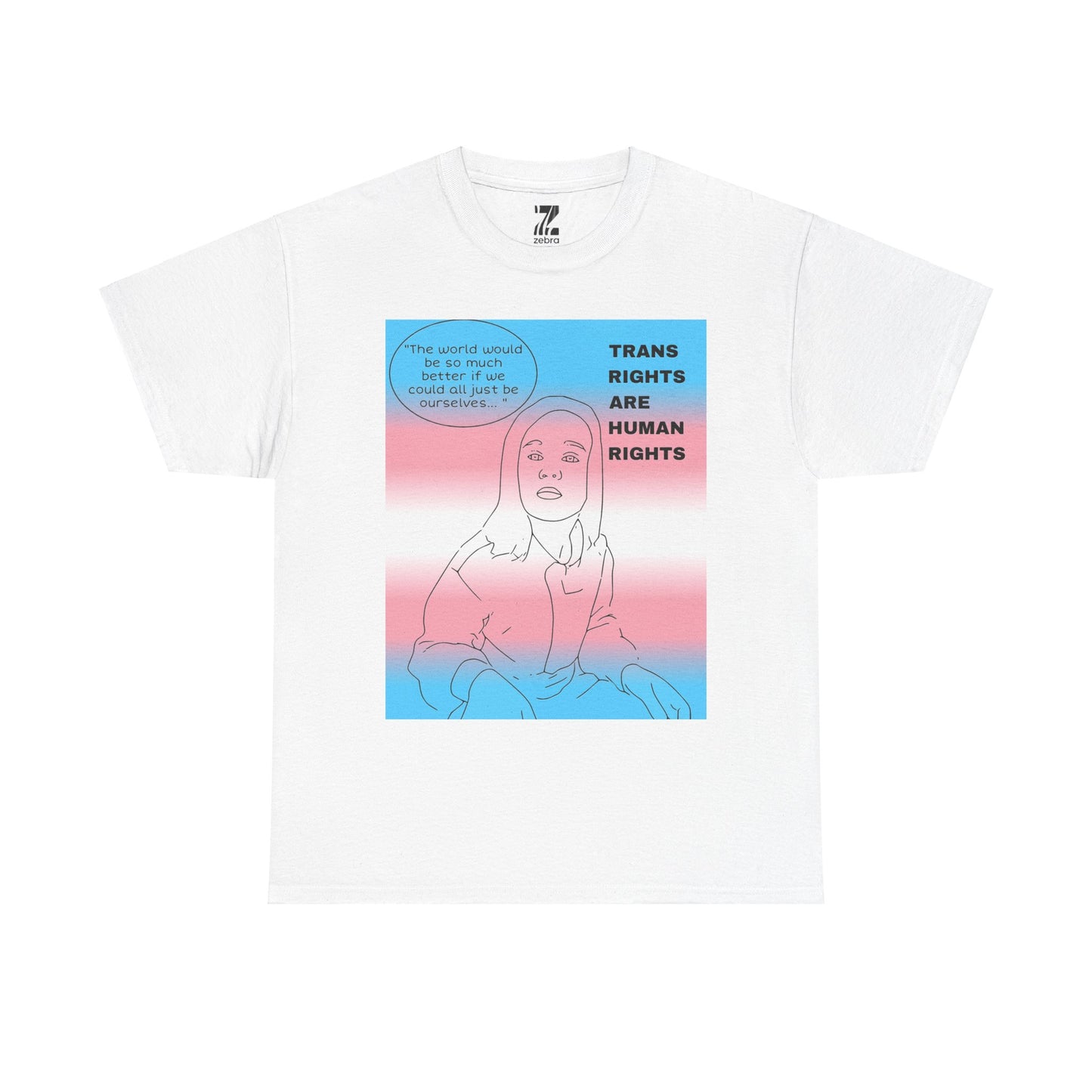 Trans Rights Are Human Rights Unisex Tee - Lillith Design Printify