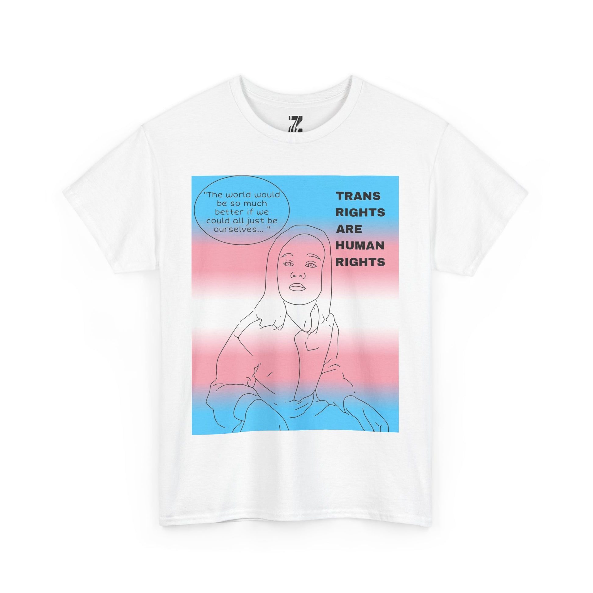 Trans Rights Are Human Rights Unisex Tee - Lillith Design Printify