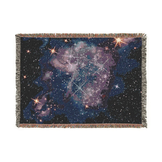 Galaxy Woven Blanket Printify