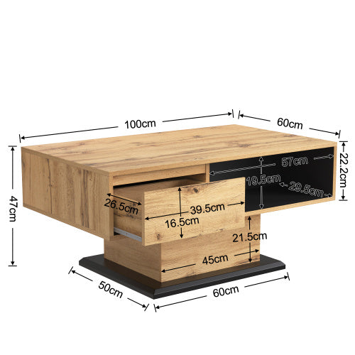 Couchtisch Aus Holz Magenta Charlie