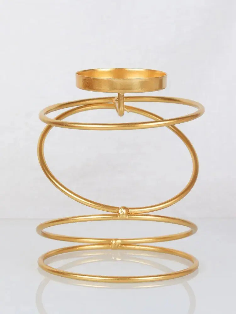 Luxury Style Metal Candle Holders Copper Pallas