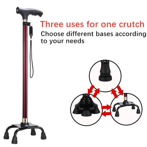 Non-slip Walking Sticks For The Elderly Retractable Aluminum Alloy AliExpress