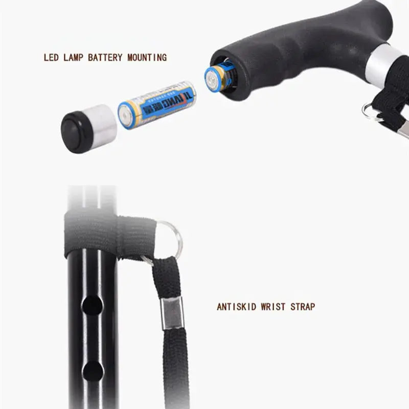 Non-slip Walking Sticks For The Elderly Retractable Aluminum Alloy AliExpress