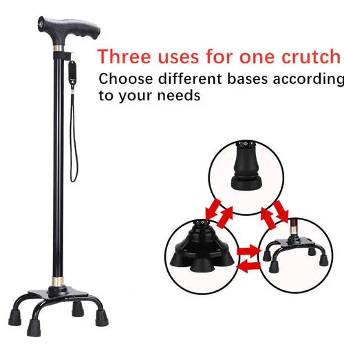 Non-slip Walking Sticks For The Elderly Retractable Aluminum Alloy AliExpress