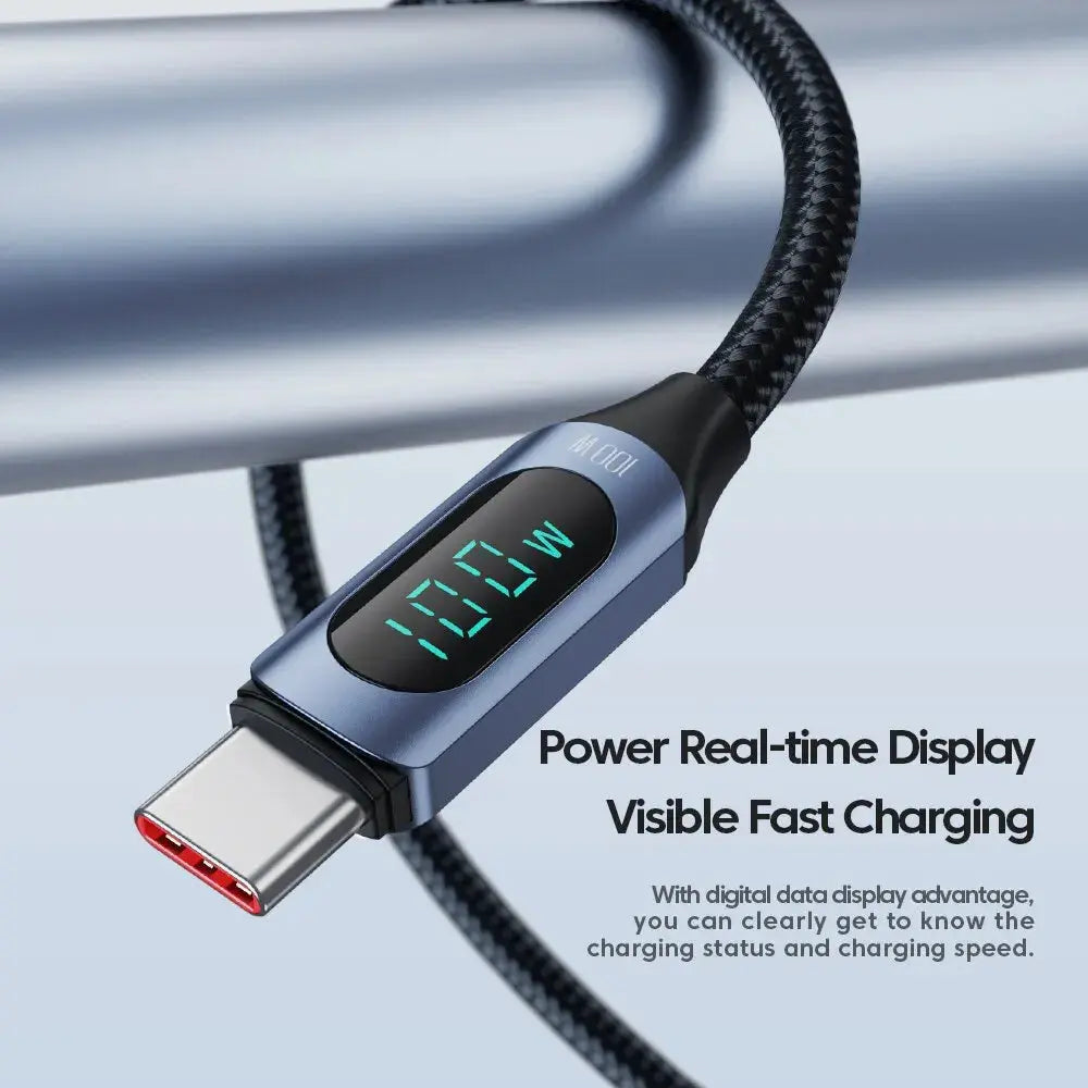 Toocki Type C to Type C Cable 100W PD Fast Charging Charger USB C to AliExpress