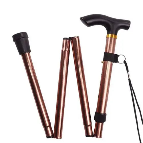 Outdoor Mountaineering Trekking Folding Trekking Pole Five Telescopic AliExpress