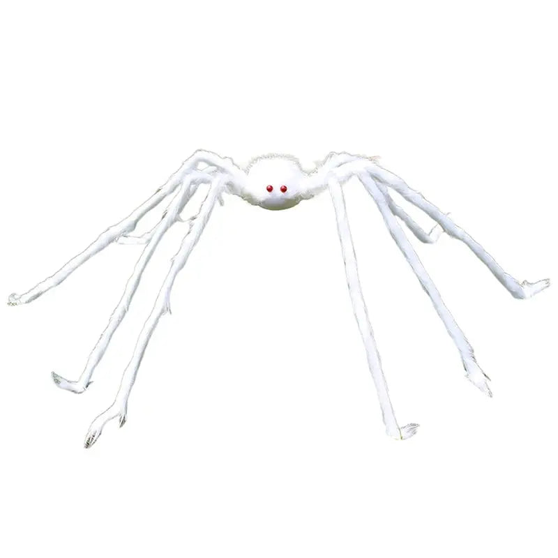 Giant Spider Huge Spider Web Halloween Decoration Props Haunted Indoor Outdoor Spooky Plush Large Araneid Prank Trick Supplies The Zebra Effect