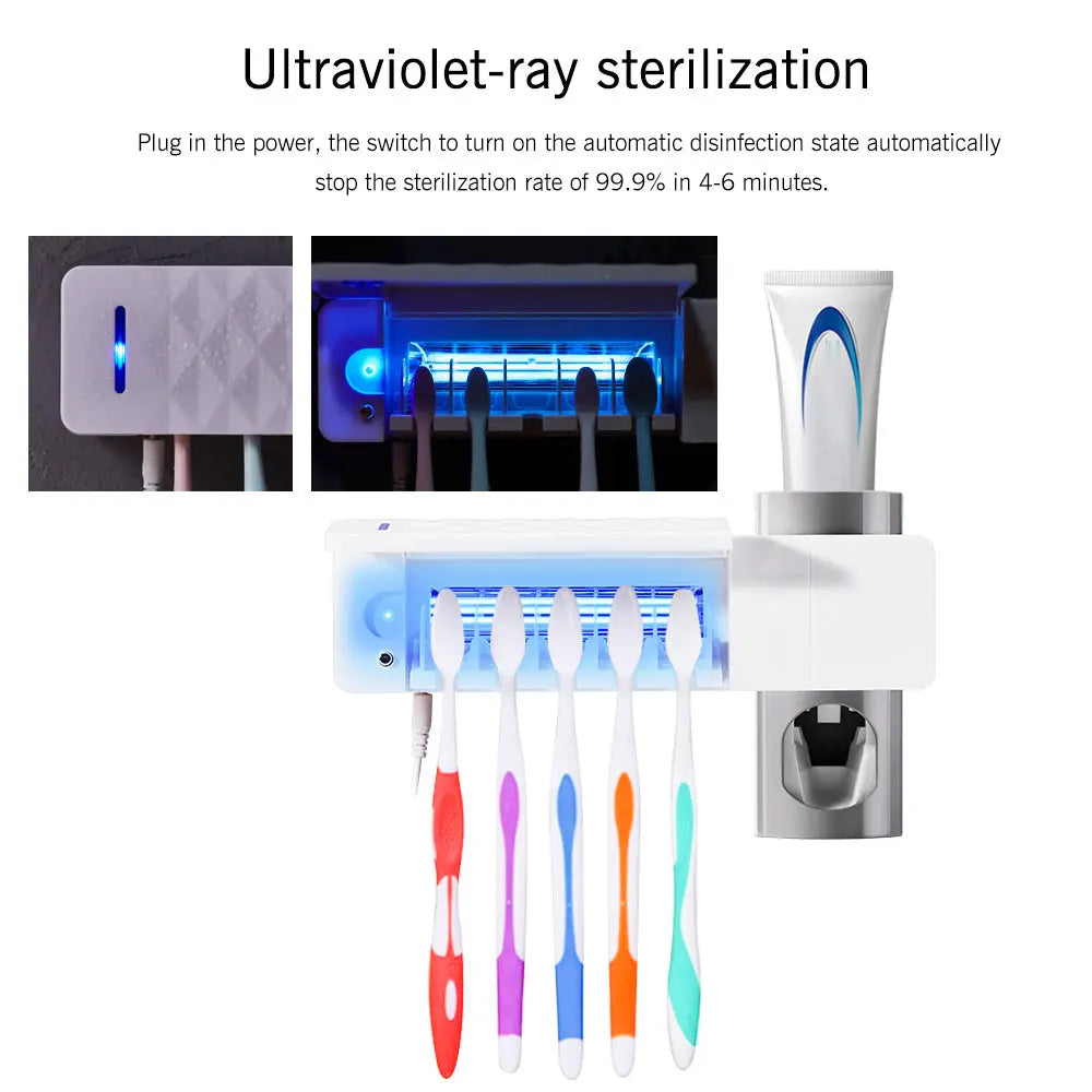 Anti-bacteria UV Automatic Toothbrush Sterilizer Teal Simba